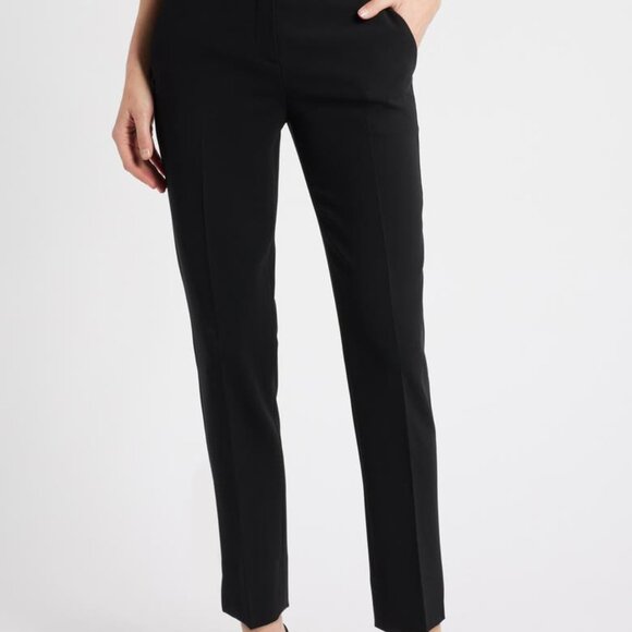 Theory Ibbey Admiral Crepe Pants - Black - Picture 2 of 12